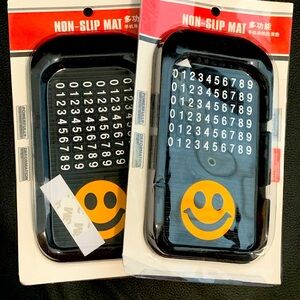 GPS stand/ Car navigation phone no slip mat package 2 pcs only 29 with smile
